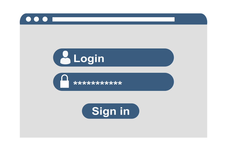 log in graphic