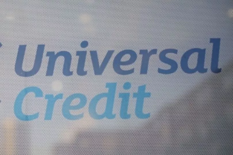 image shows Universal Credit logo