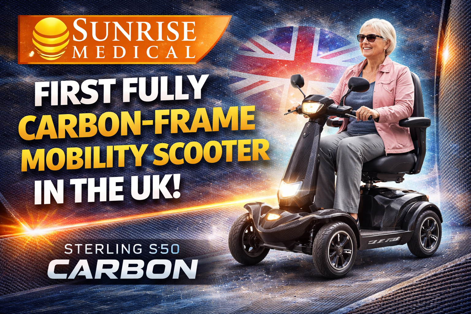 Game-Changer: Ultra-Light Carbon Mobility Scooter Joins Motability Scheme, Boosting Independence for UK Users
