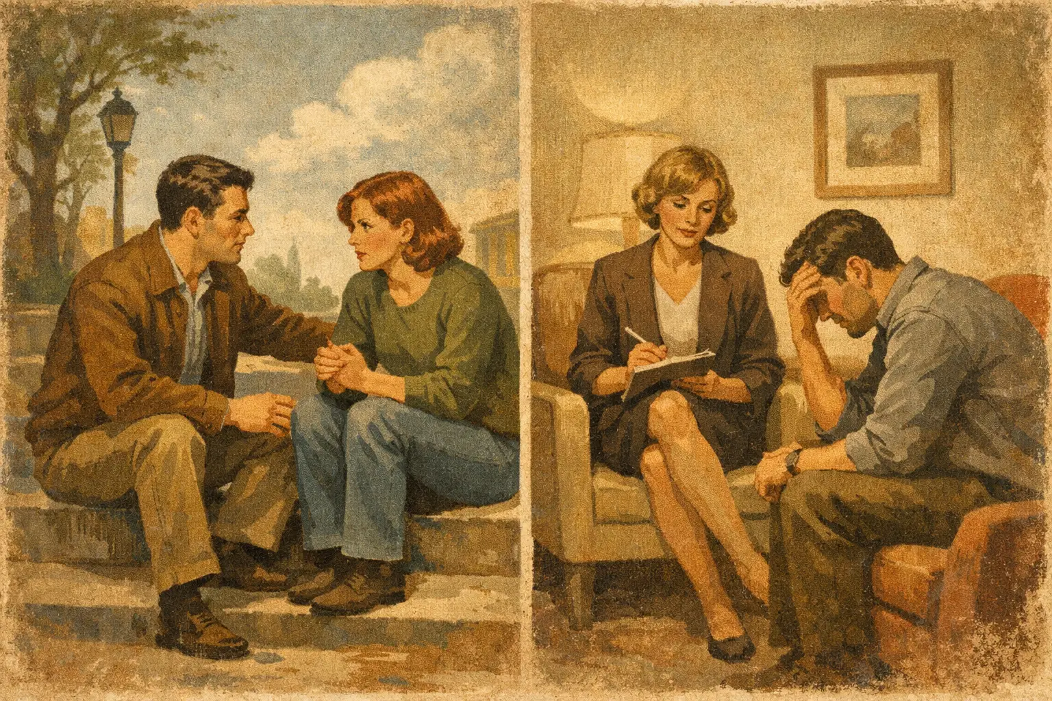 Peer Support Versus Counselling: Which Helps?